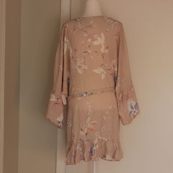 NWT Plum Pretty Sugar  Floral RObe Women Size XL - Picture 6 of 11